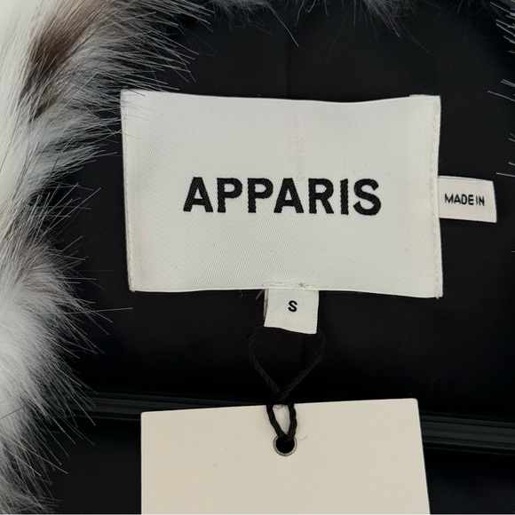 Luxury Brand New Apparis Gabrielle Maxi Coat. S size. Snow Leopard Print. - Picture 4 of 16